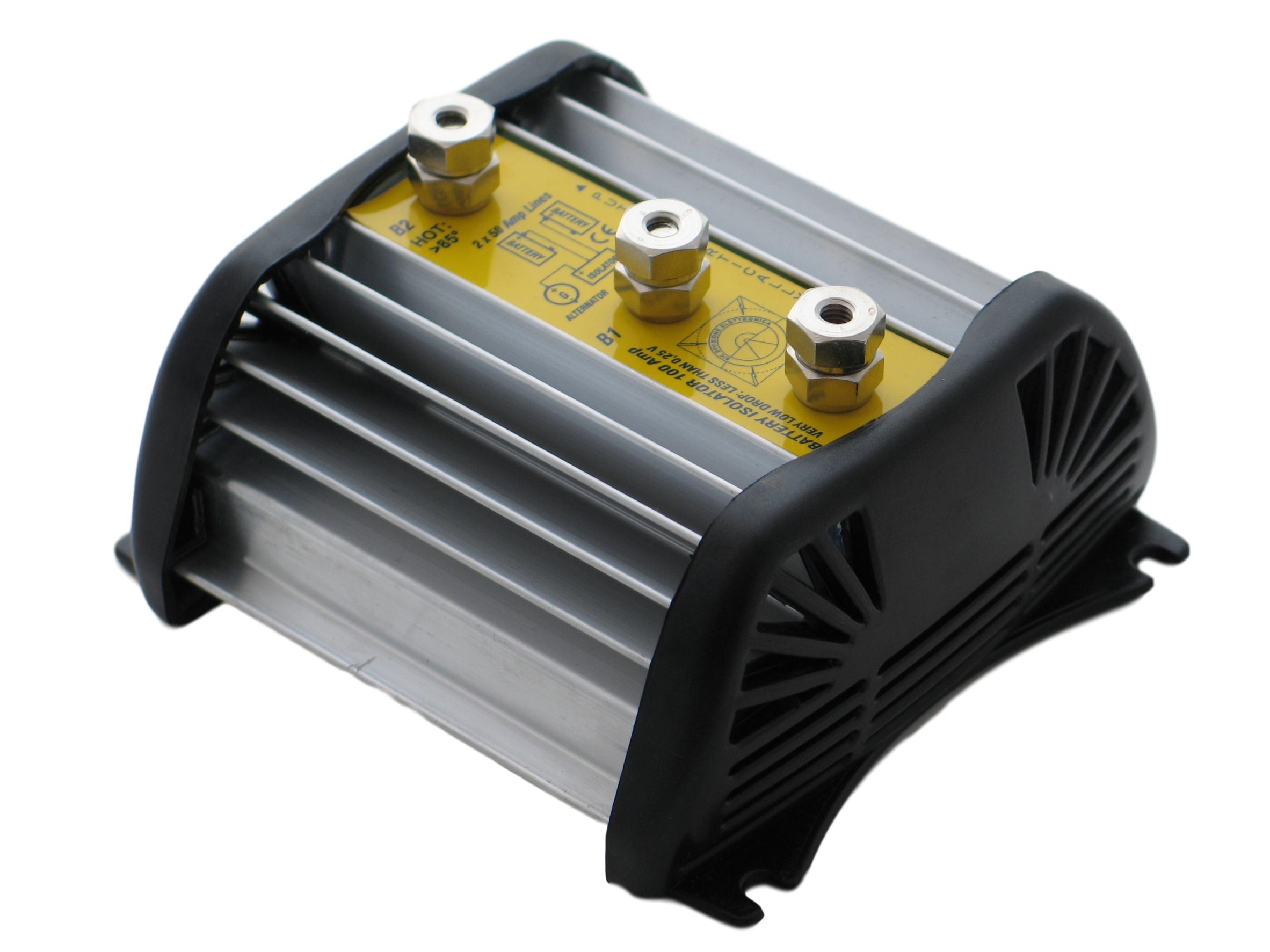 Battery isolators 3x70A “very low drop”