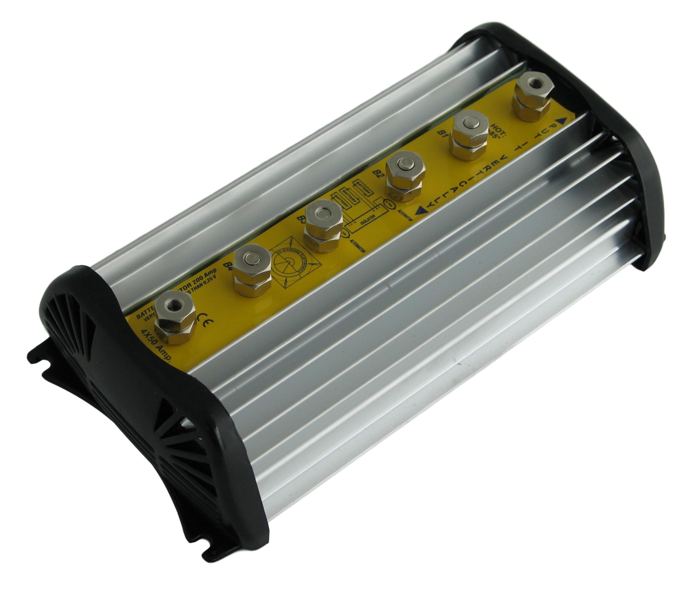 Battery isolators 6x70A “very low drop”