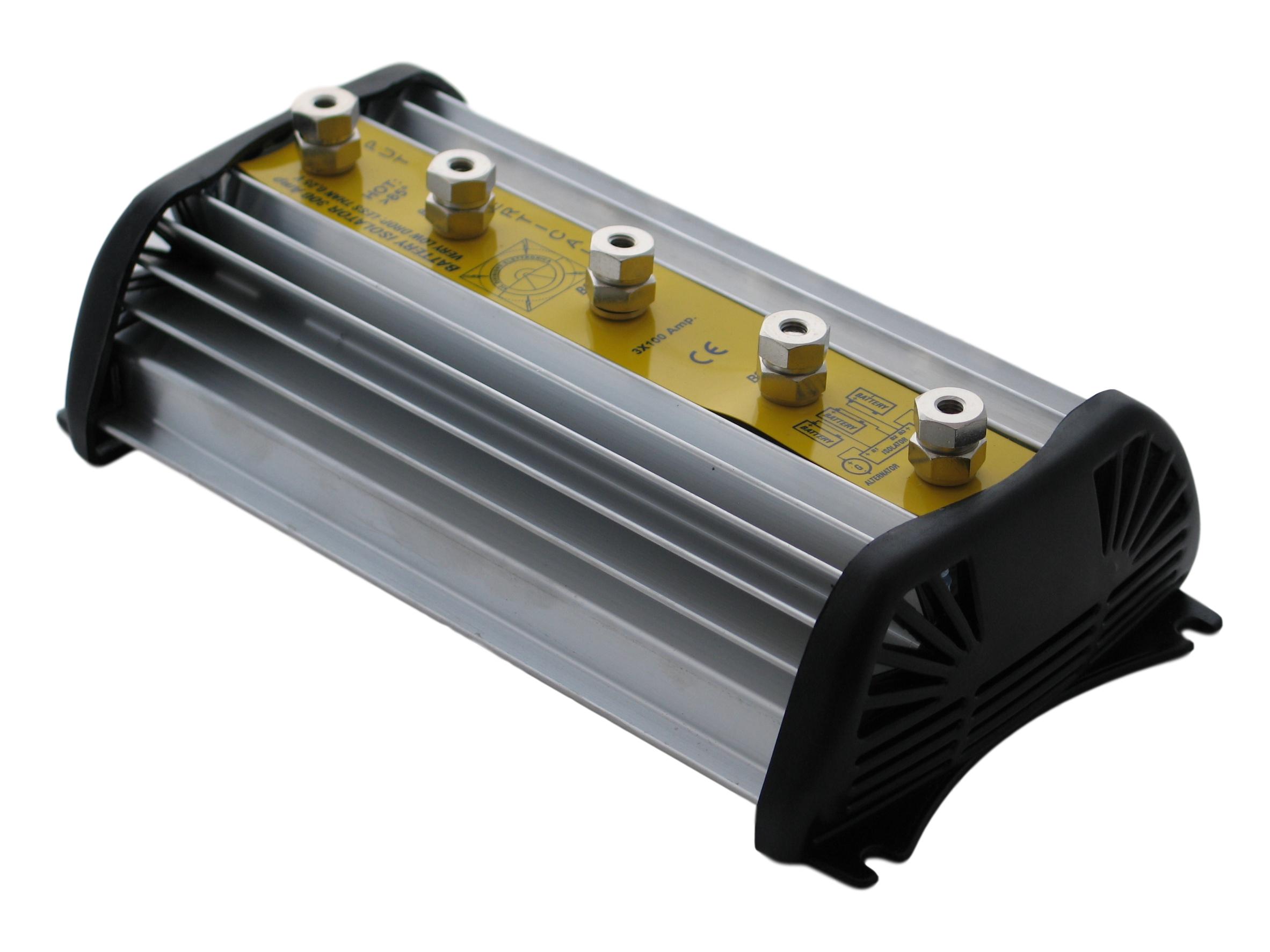 Battery isolators 3x140A “very low drop”
