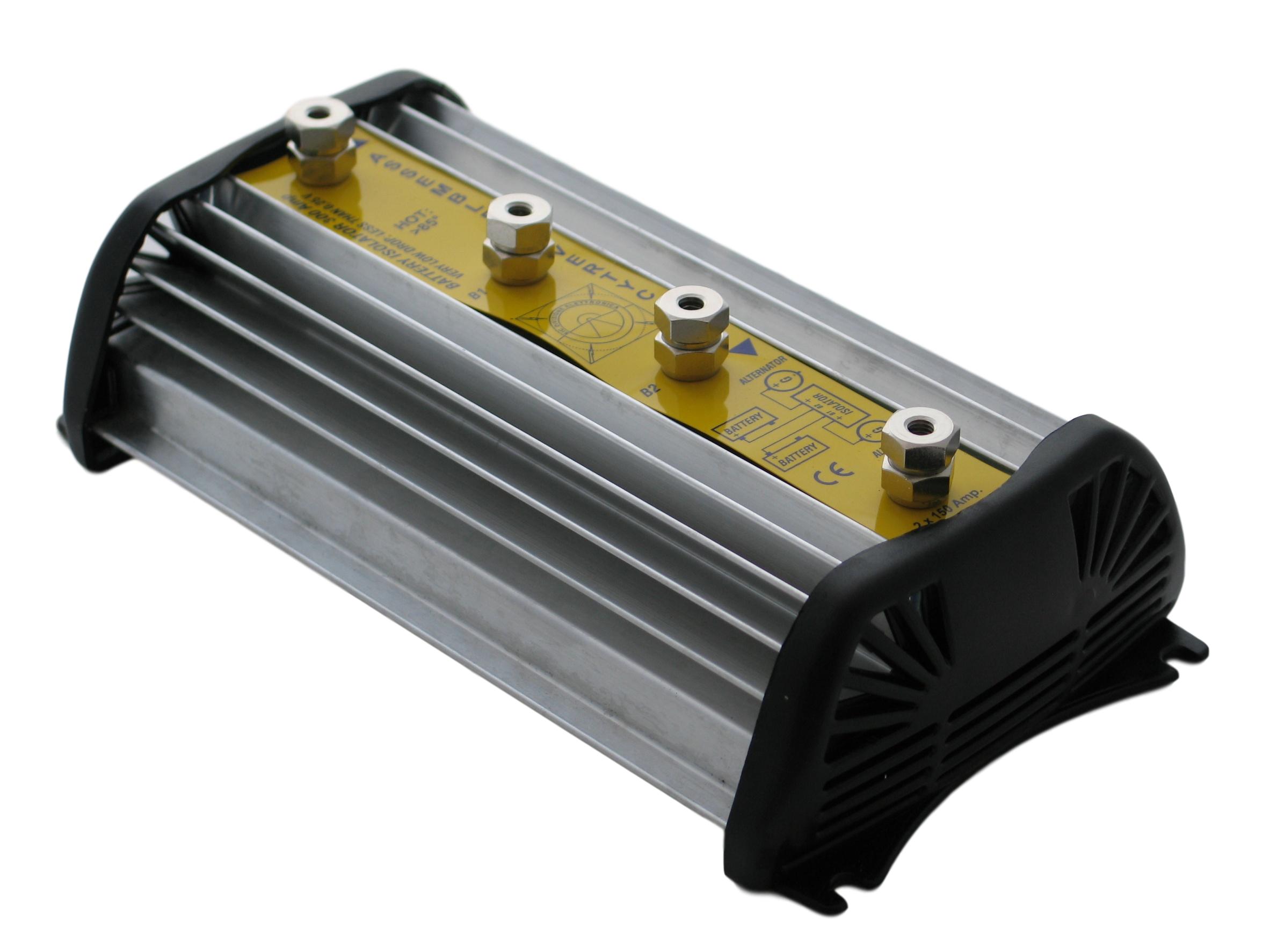 Battery isolators 2x210A “very low drop”