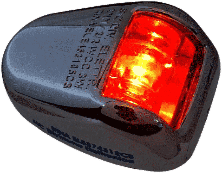 Navigation light orionis a 112,5° port (port) red - silver led