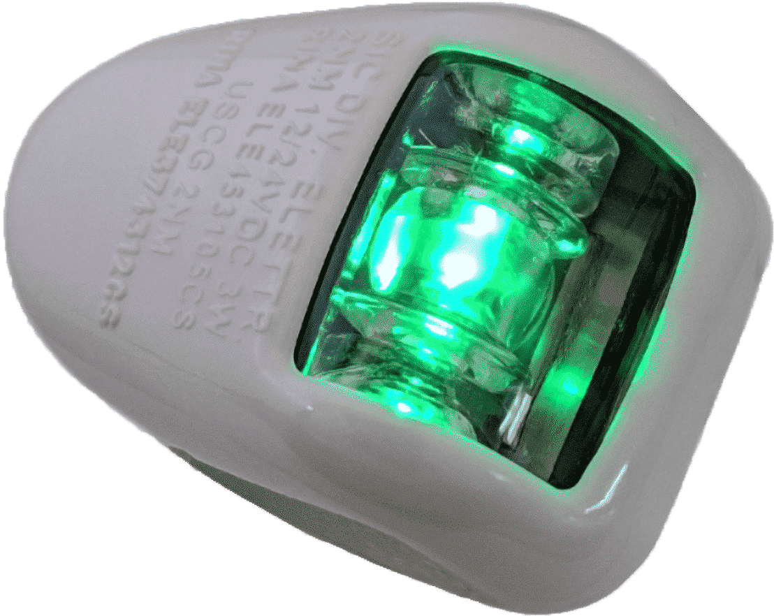 Navigation light orionis a 112,5° starboard (starboard) green - white led