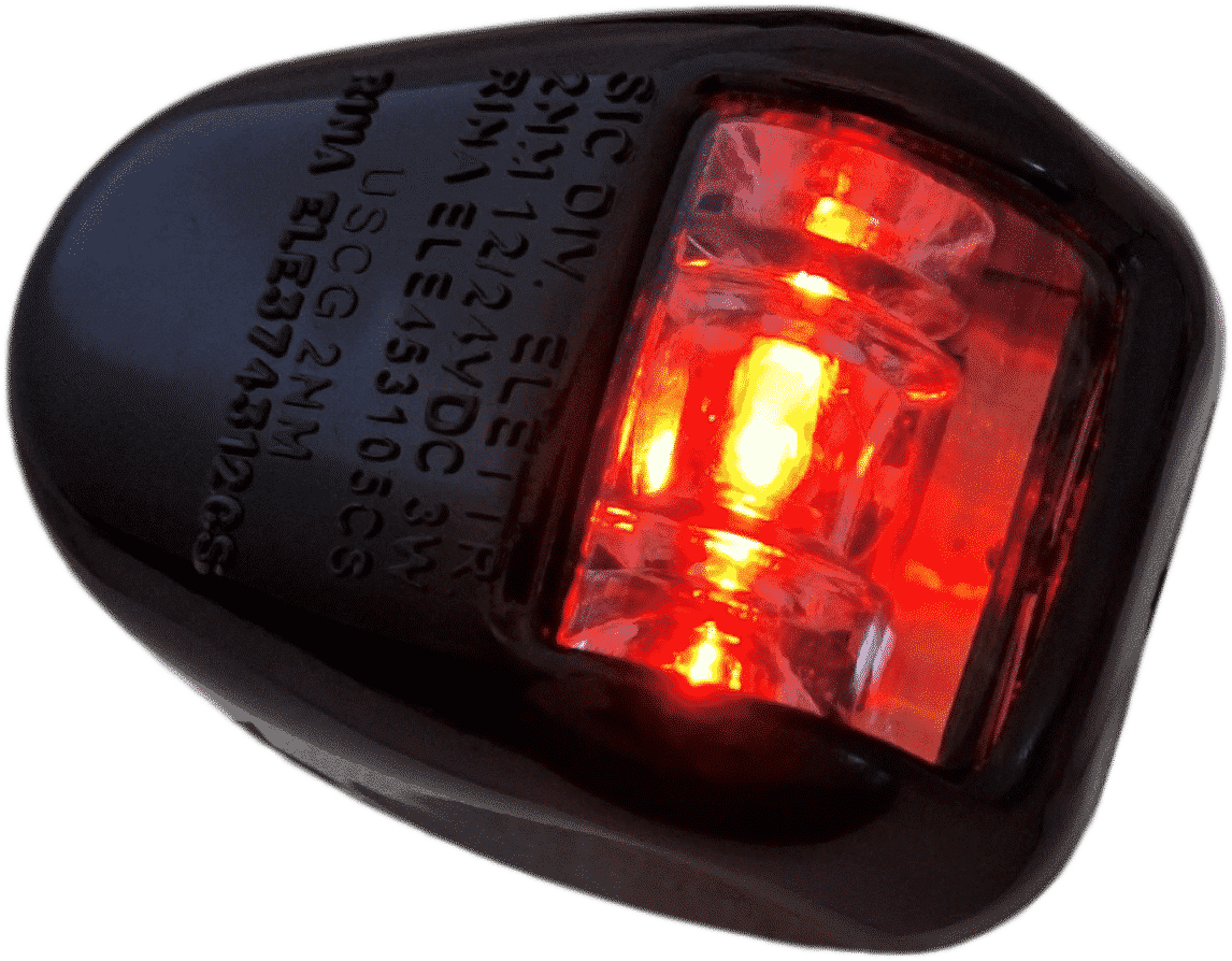 Navigation light orionis a 112,5° port (port) red - black led