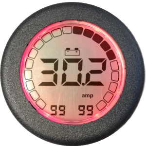 Battery charge level gauge (reprogrammable)