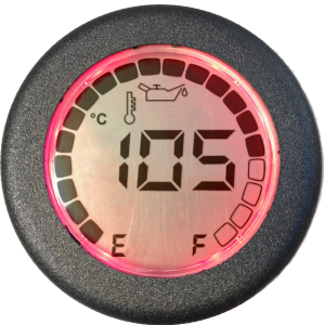 Oil temperature gauge 60-130°C, tipo faria ts2029 (reprogrammable)
